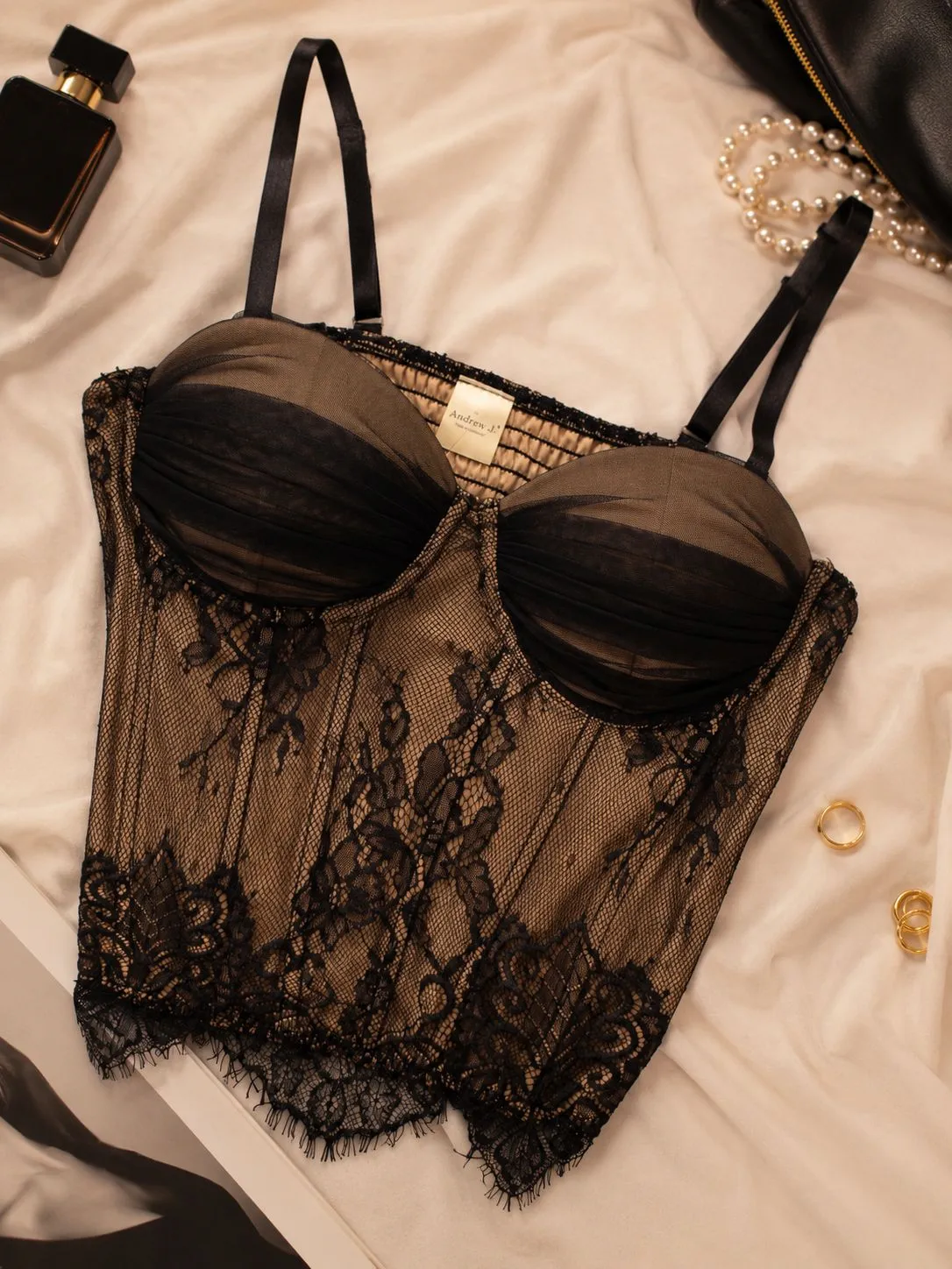 Corsetto in Pizzo e Tulle - immagine 2