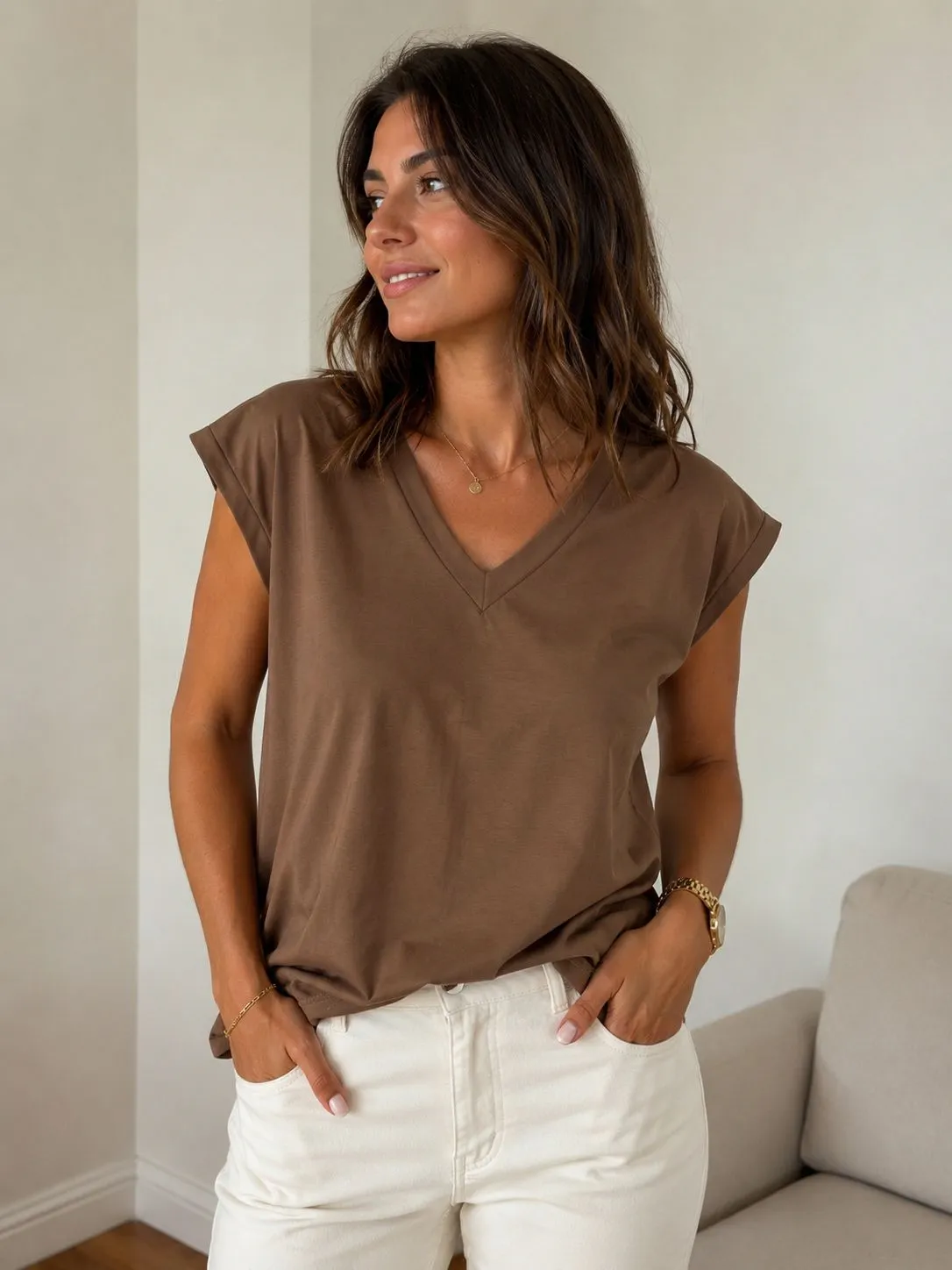 Maglia Scollo a V - immagine 10