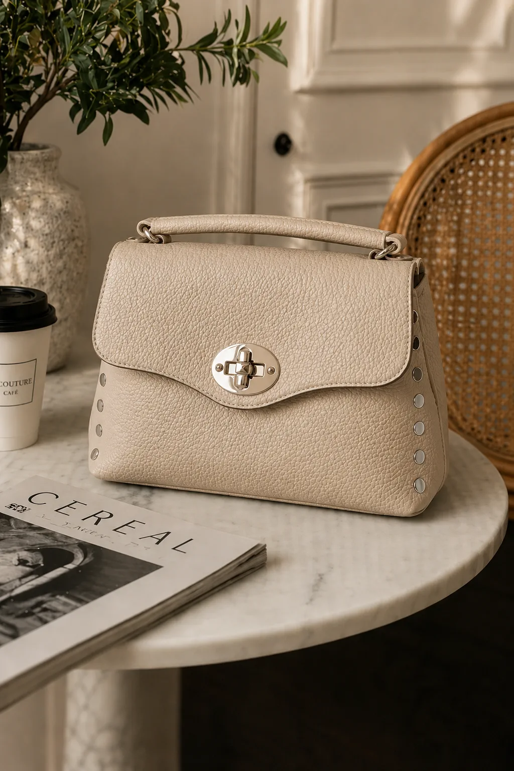 Borsa Martina Mini - Borchie Argento - immagine 3
