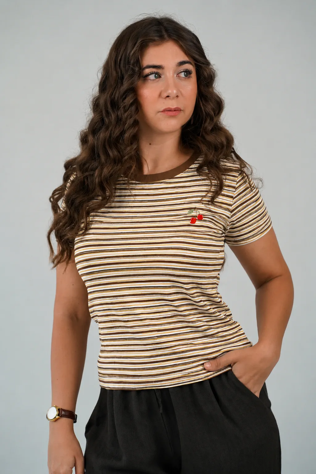 T-Shirt Cherry Stripes - immagine 11