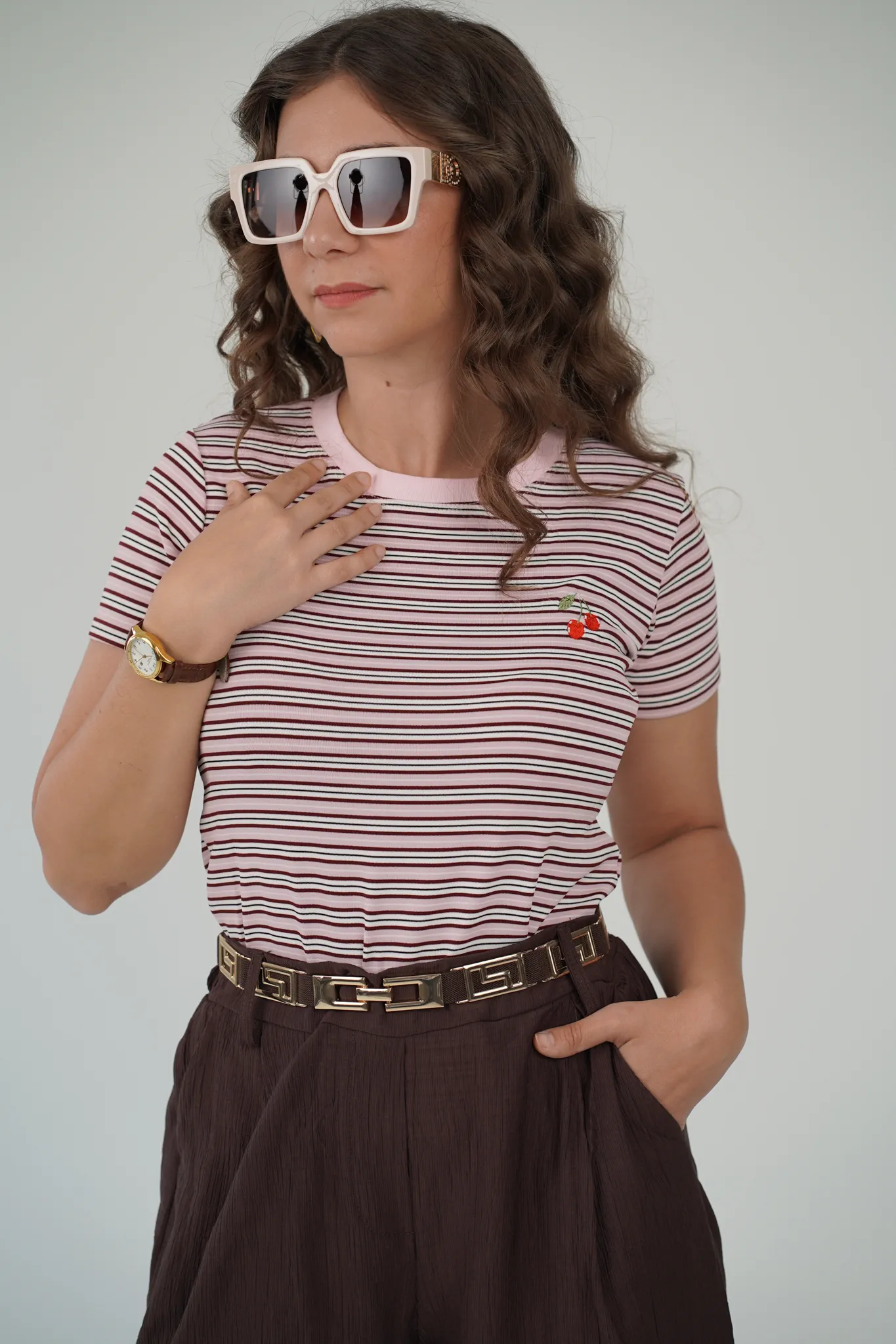 T-Shirt Cherry Stripes