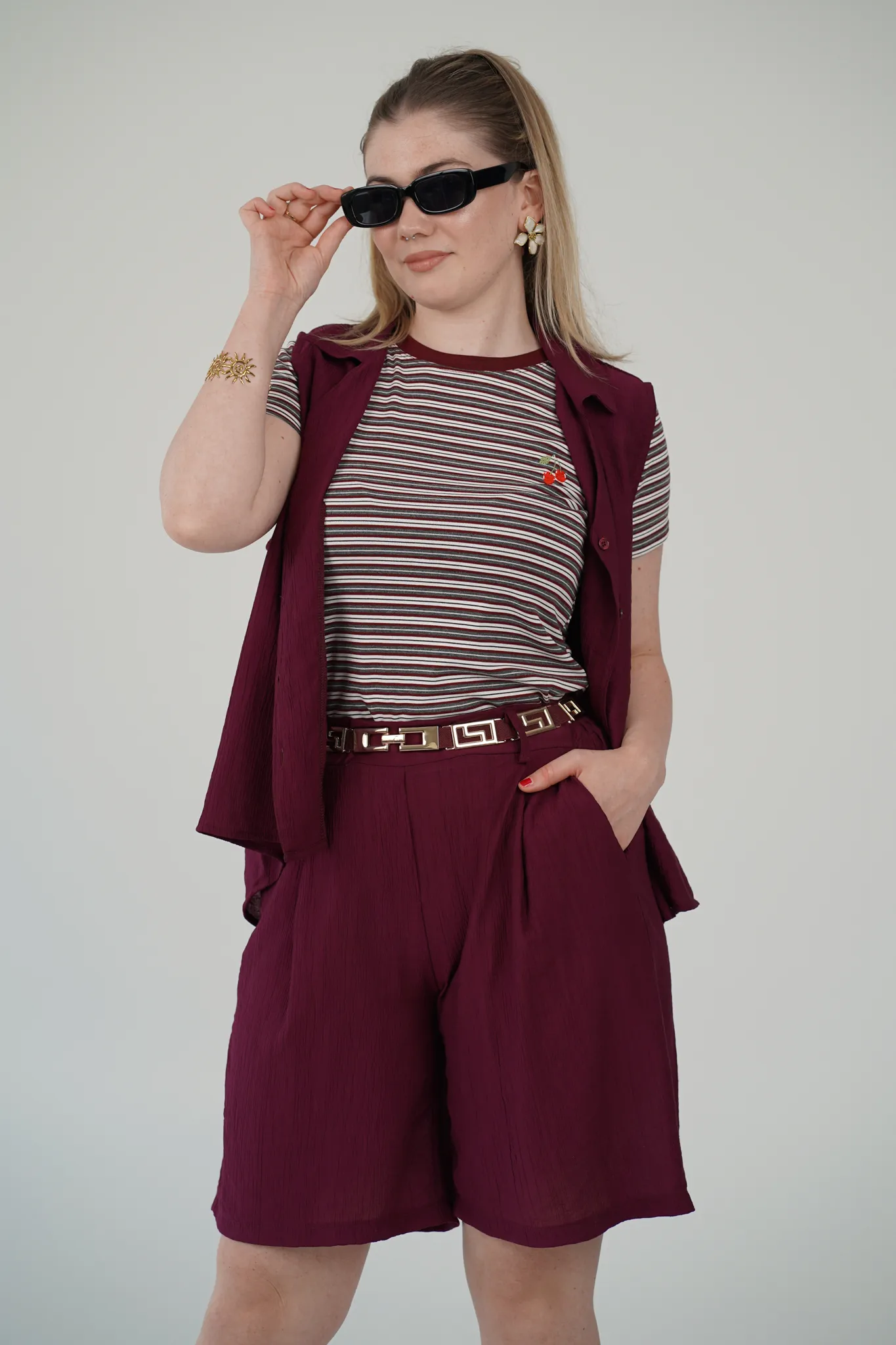 T-Shirt Cherry Stripes - immagine 9