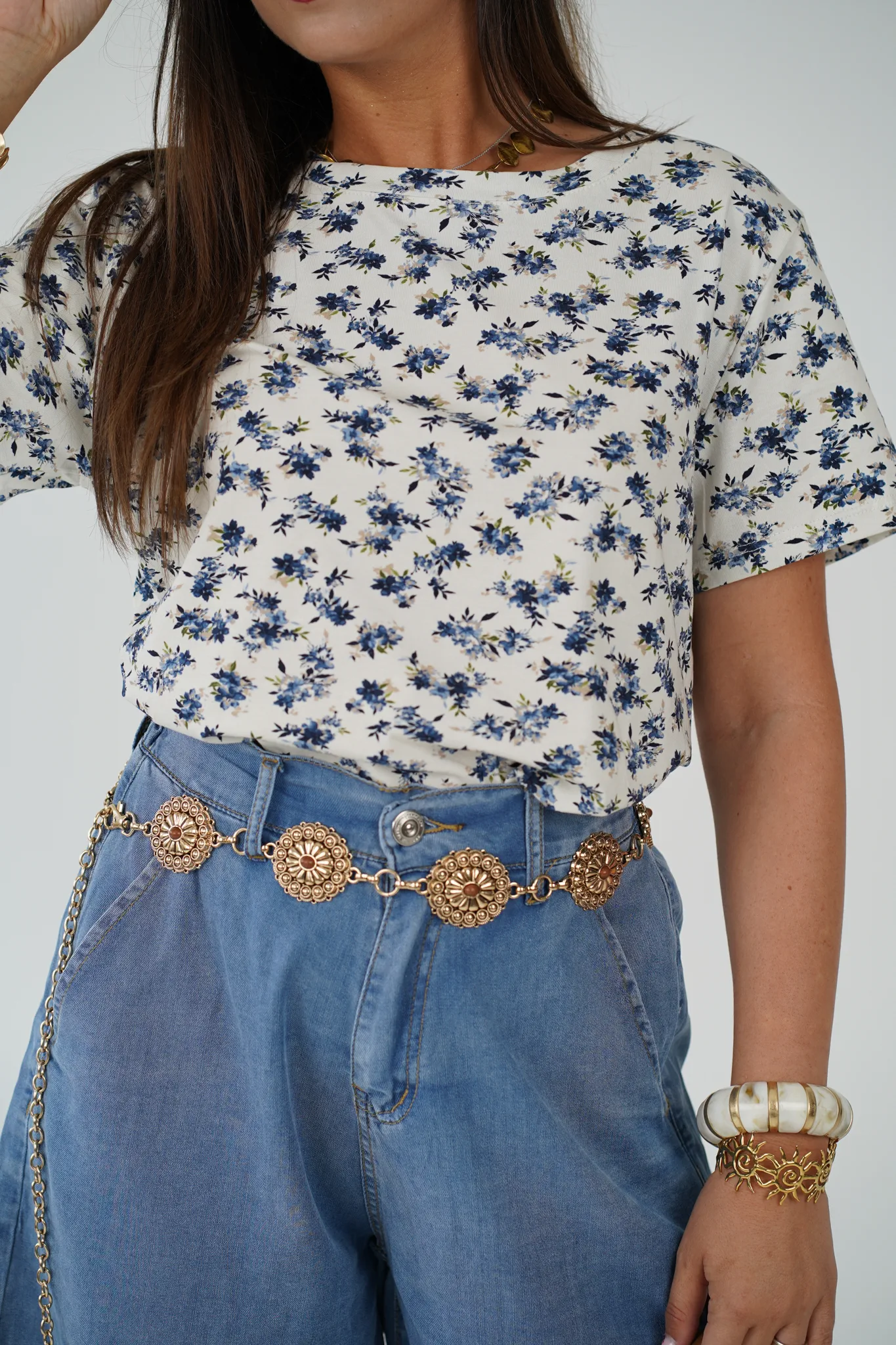 T-Shirt Iris - Blu - immagine 3