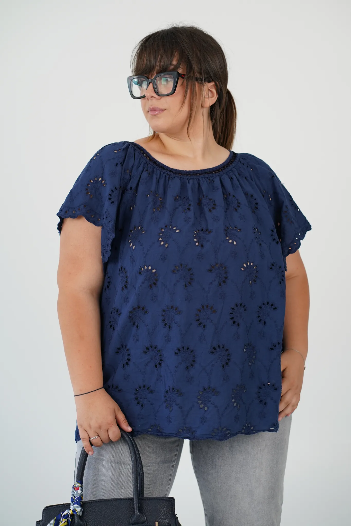 Camicia Sangallo Curvy - immagine 6