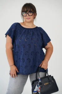 Camicia Sangallo Curvy - immagine 4