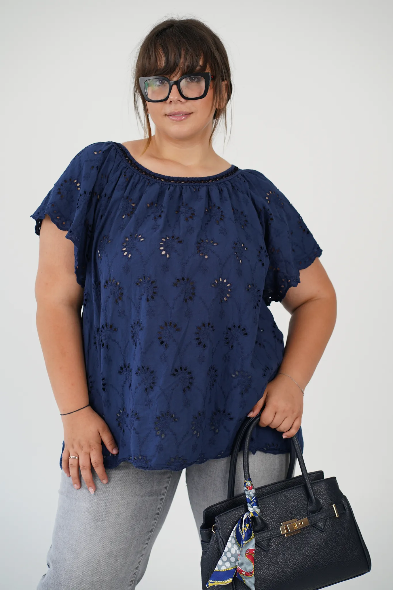 Camicia Sangallo Curvy - immagine 5