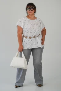 Camicia Sangallo Curvy - immagine 3