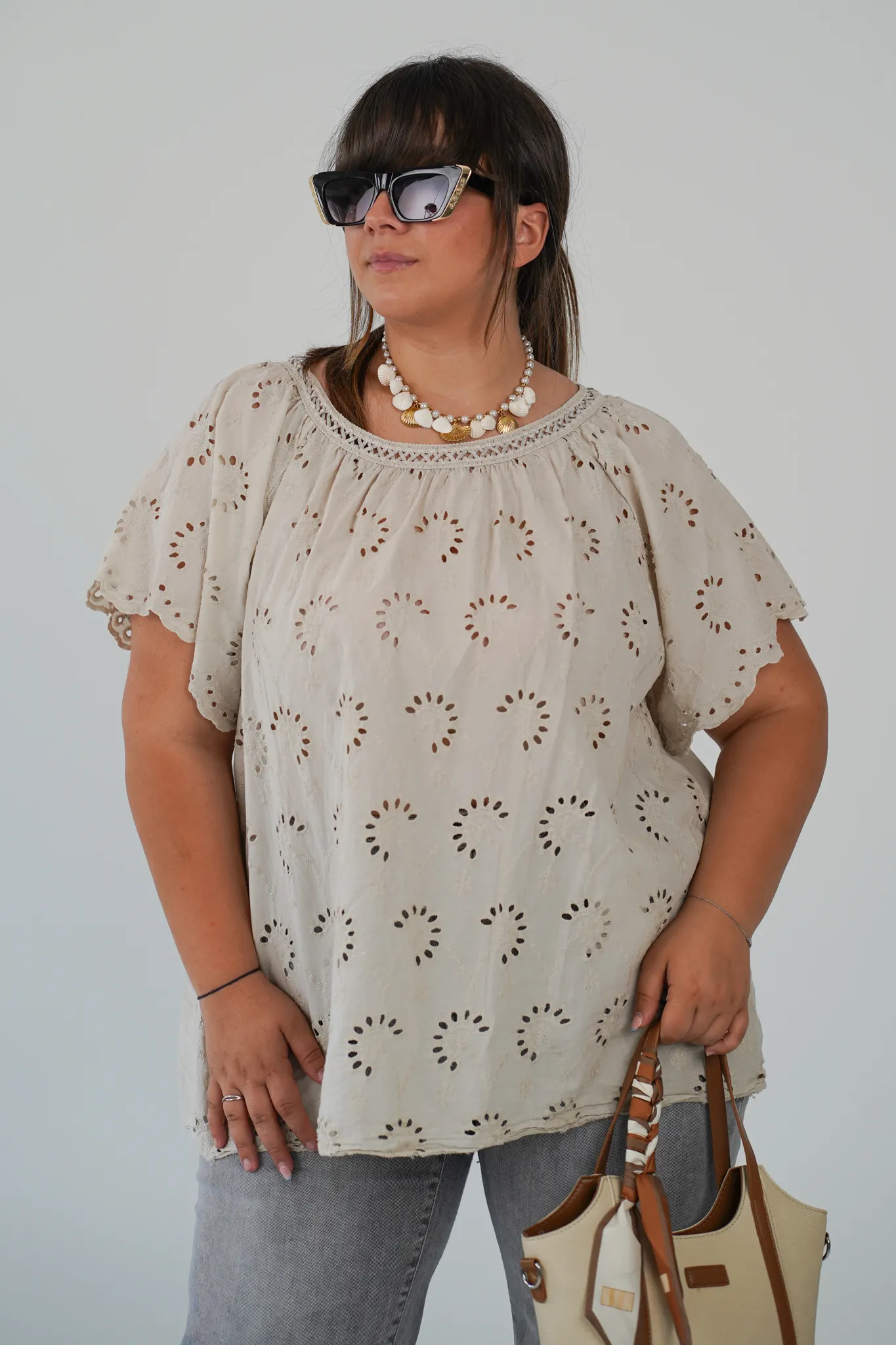 Camicia Sangallo Curvy - immagine 8