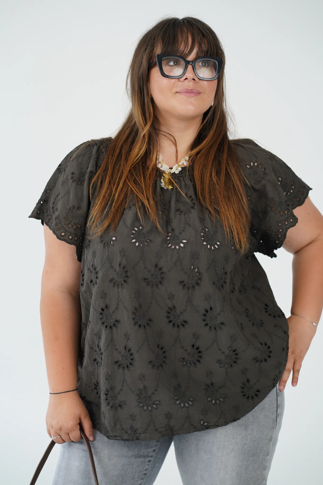 Camicia Sangallo Curvy - immagine 11