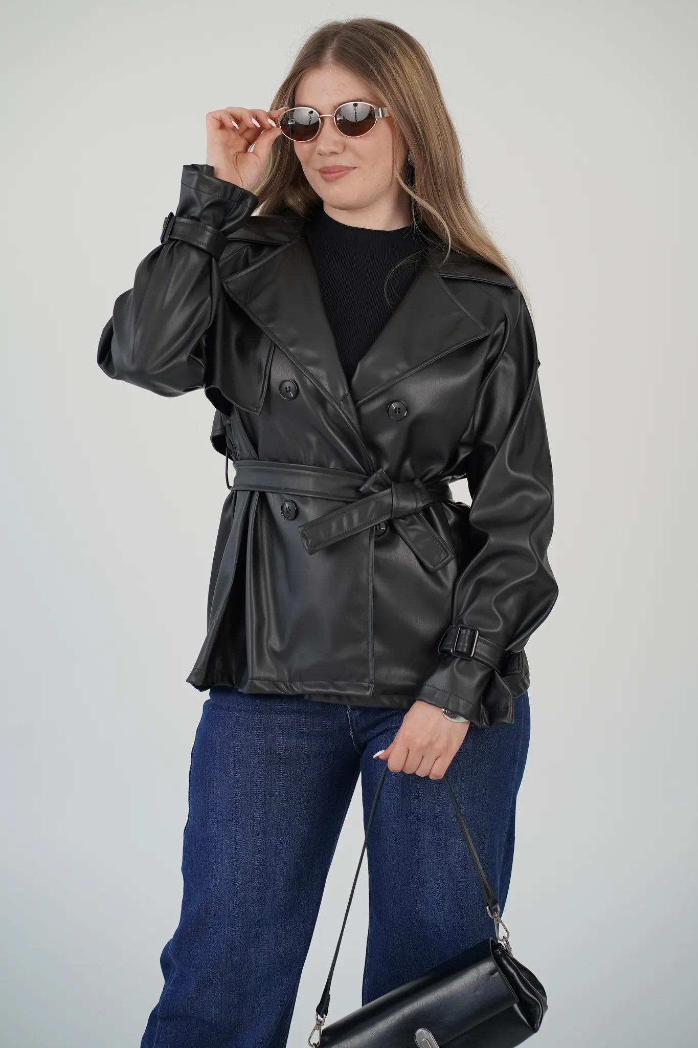 Trench Ecopelle Corto