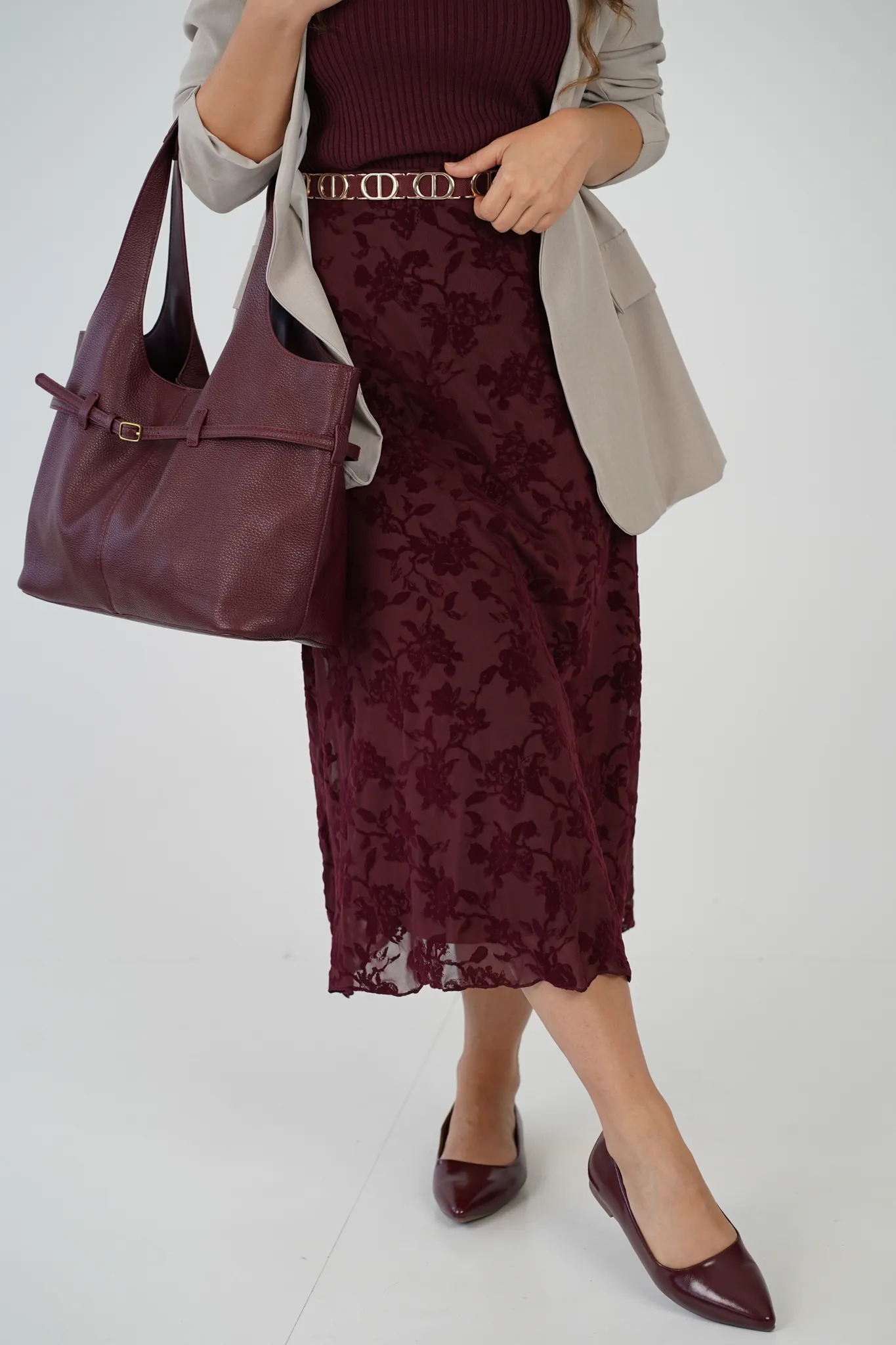 Gonna Velvet Rose - immagine 4