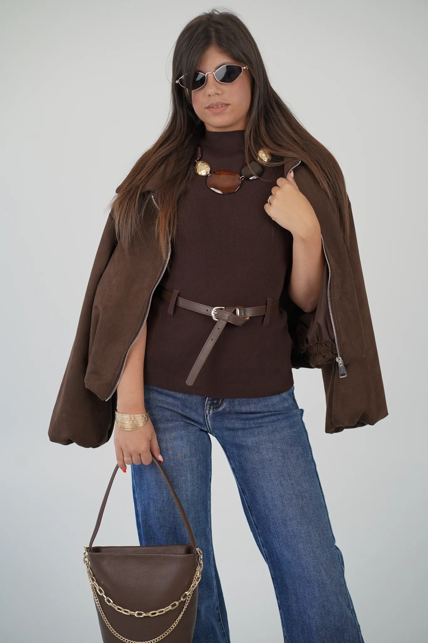 Giacca Bomber Scamosciata - immagine 19