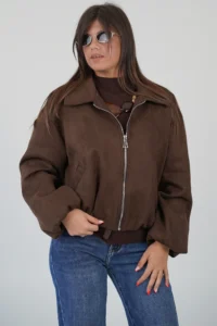 Giacca Bomber Scamosciata - immagine 20