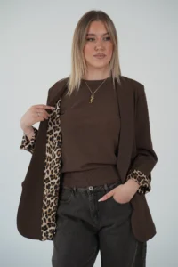 Blazer Sophie Animalier - immagine 5