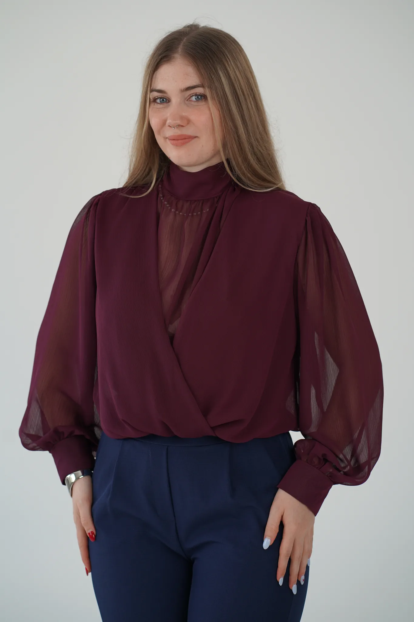 Camicia Voile Incrocio - immagine 3