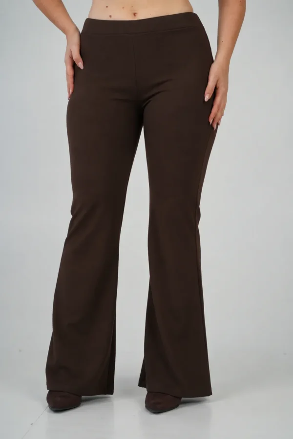 Pantalone a Zampa Noisette - Caffè