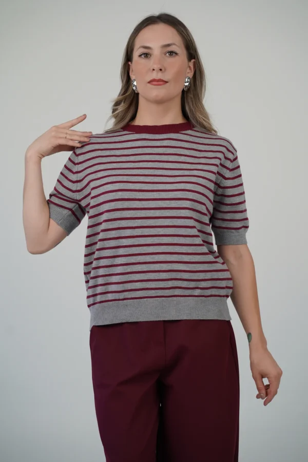 Maglia Harvest - Vinaccia / Grigio
