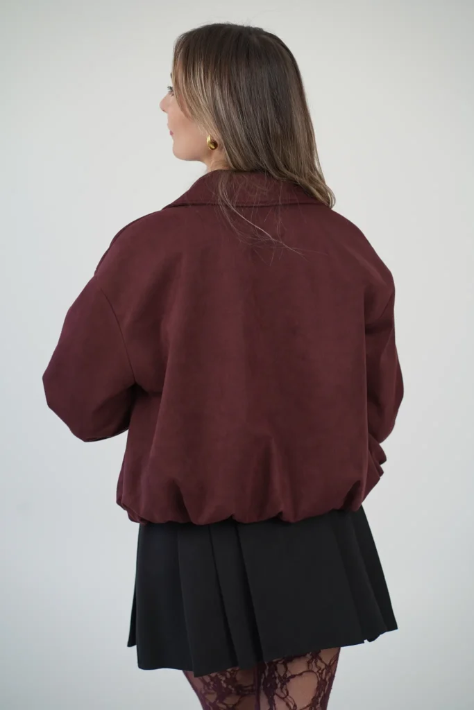 Giacca Bomber Scamosciata - immagine 3