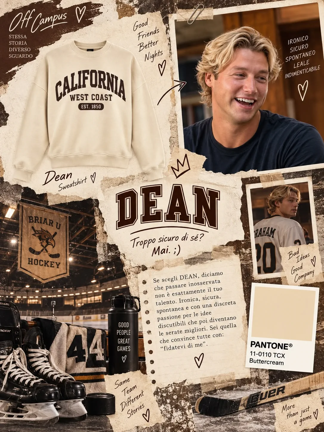 Felpa Dean - Panna - immagine 3