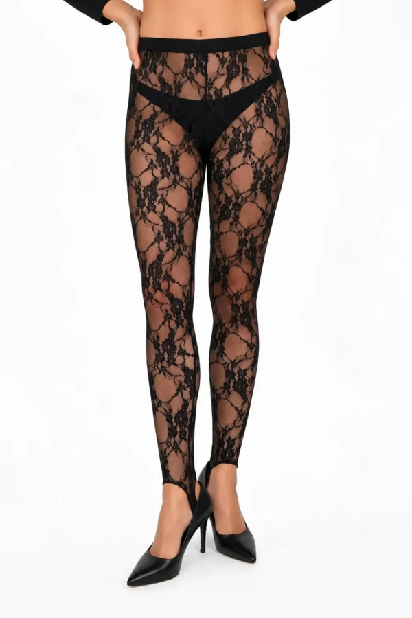 Leggings in Pizzo