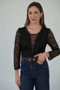 Body in Pizzo Scollo a V - immagine 8