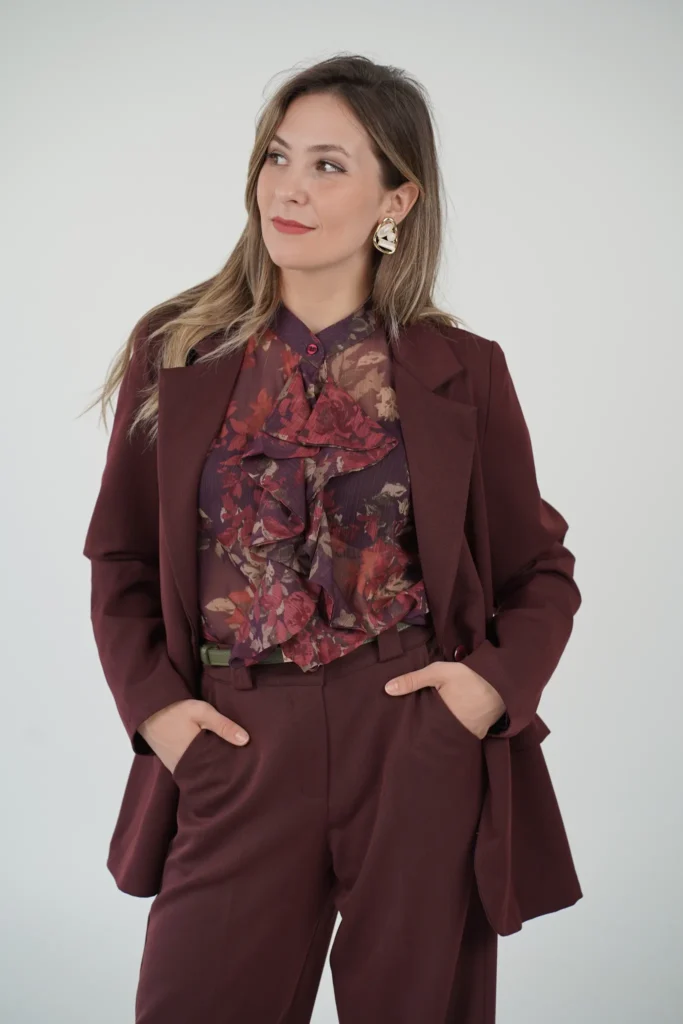Camicia Volant Fiori - immagine 7