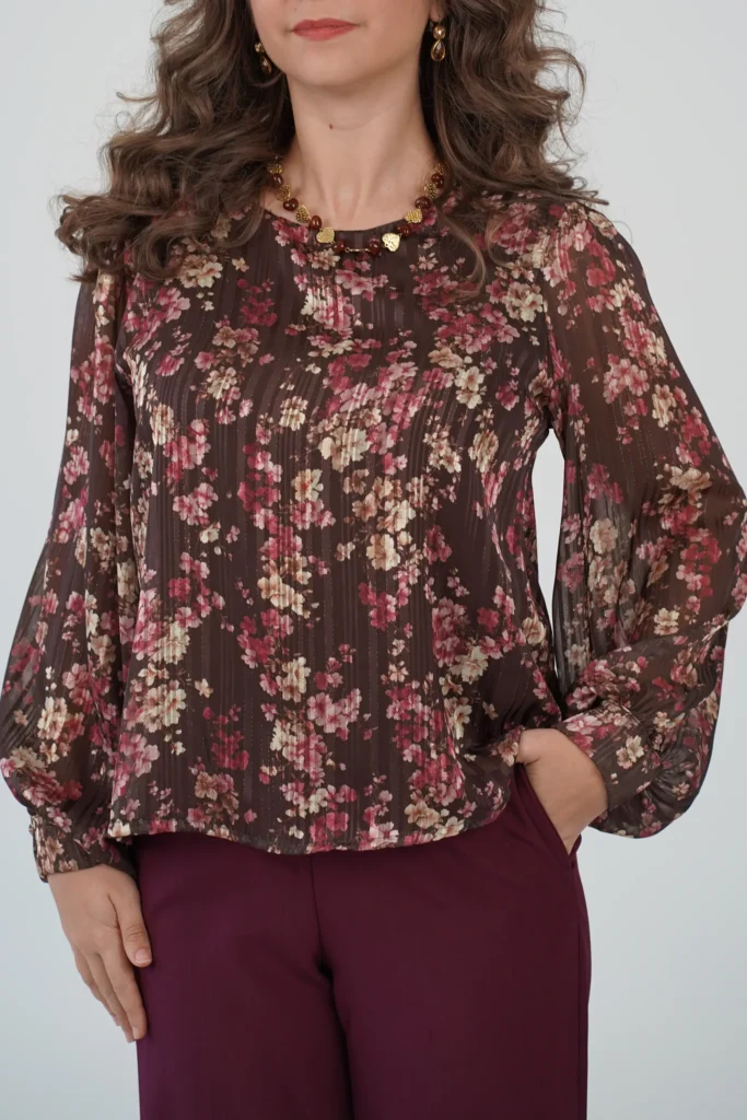 Camicetta Lurex Fiorellini - immagine 5