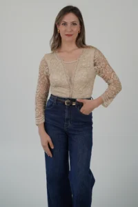 Body in Pizzo Scollo a V - immagine 6