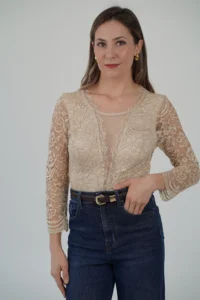 Body in Pizzo Scollo a V - immagine 5