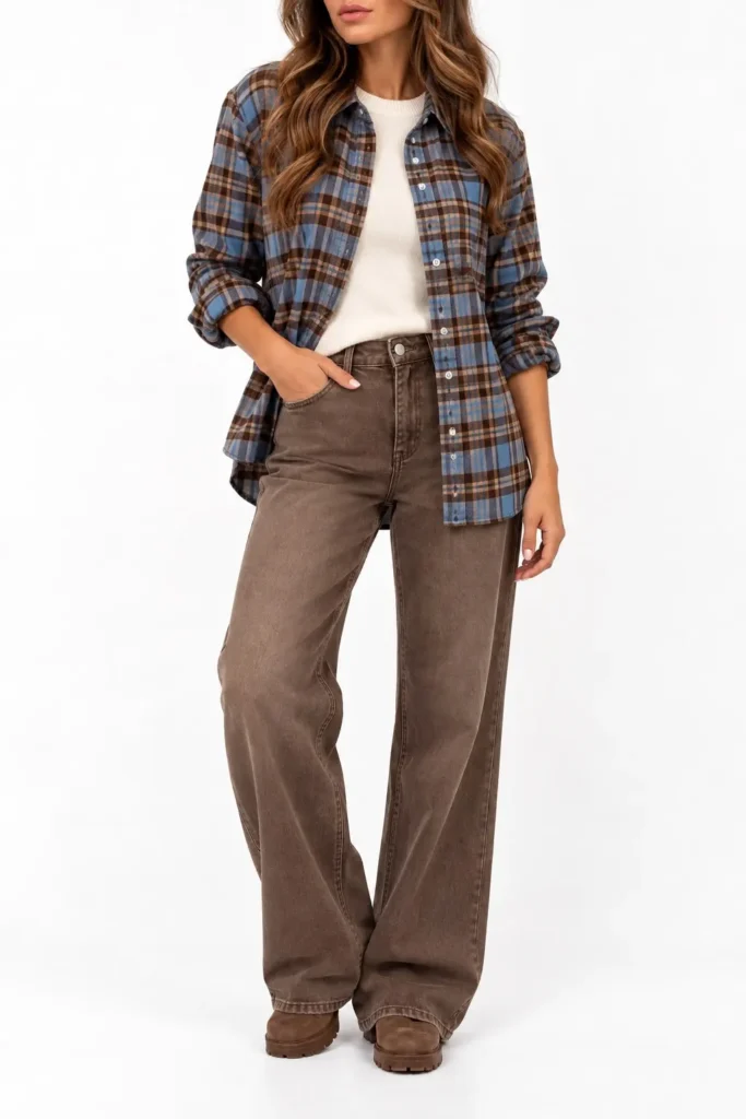 Camicia Ryan - Avio / Nocciola - immagine 2
