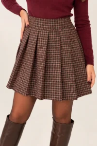 Gonnellina Quadretto Lurex