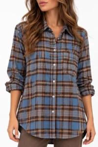Camicia Ryan - Avio / Nocciola