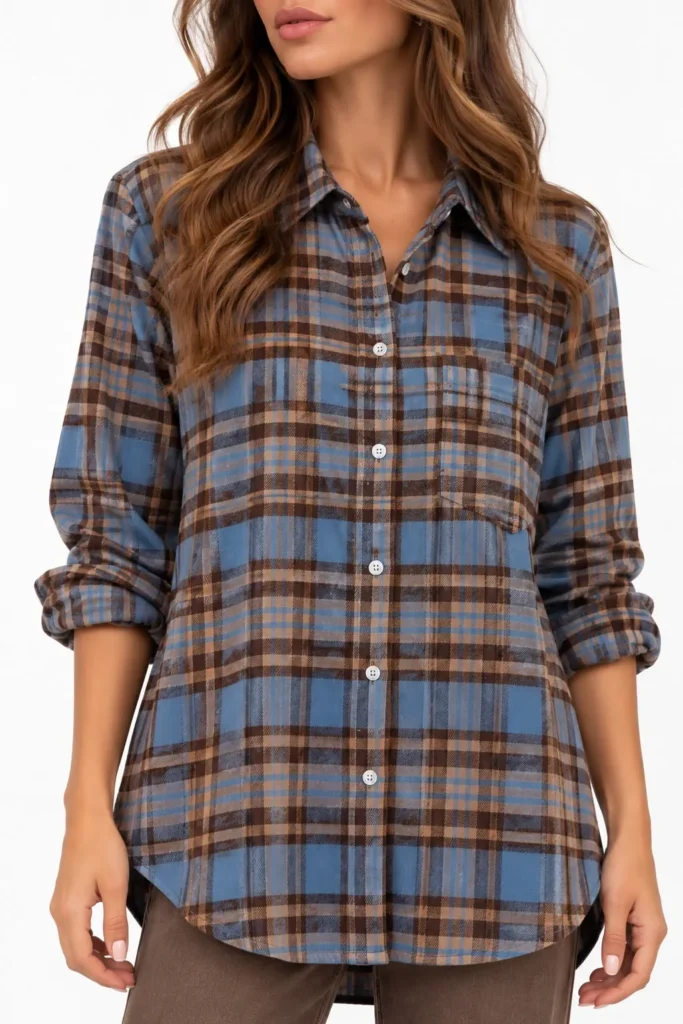 Camicia Ryan - Avio / Nocciola
