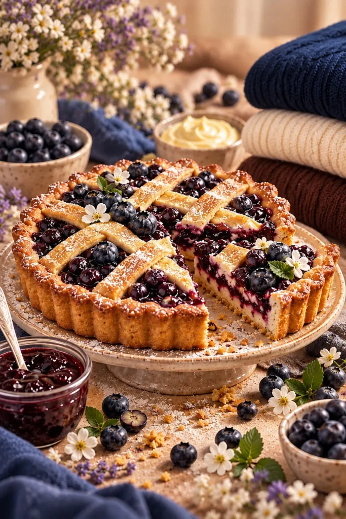 Box Cake - Crostata ai Mirtilli